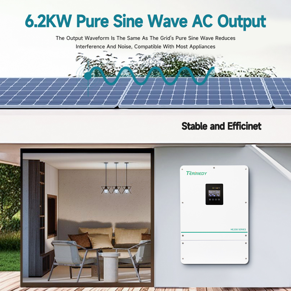 Smart 6kW 48V Built-in MPPT Pu - Pure Sine Wave Inverter 评论和价格