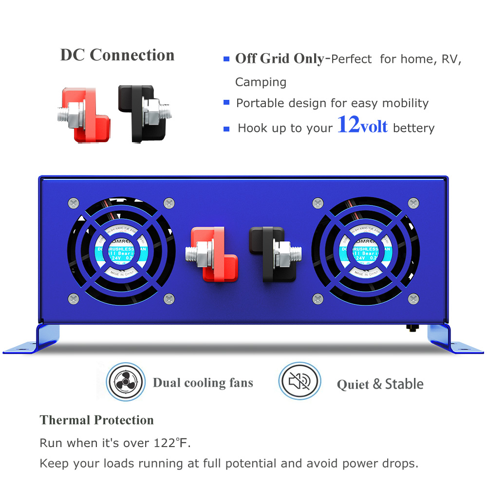 2026 Hot Sale WZRELB 3000W Car - Pure Sine Wave Inverter 评论和价格