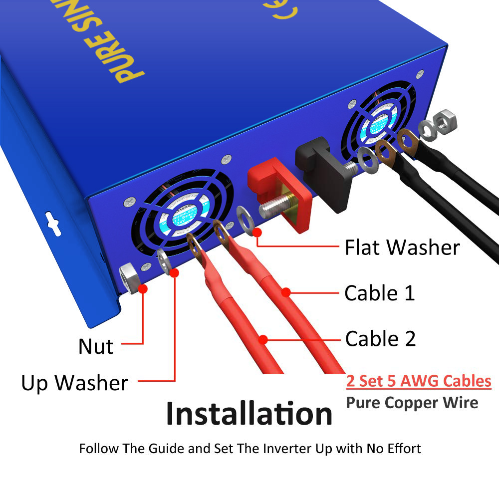 2026 Hot Sale WZRELB 3000W Car - Pure Sine Wave Inverter 评论和价格